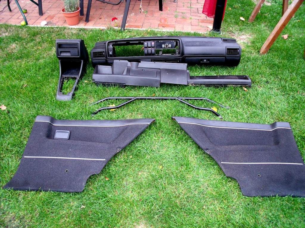 Noncracked Dash, center console, rear interior panels, Neuspeed tower