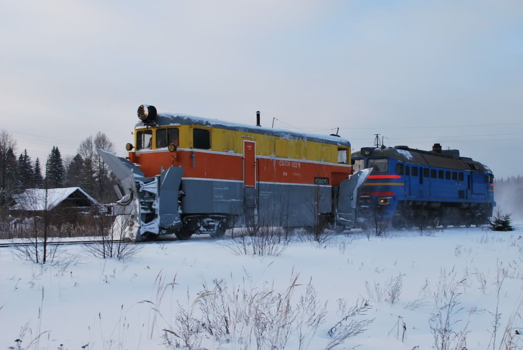 snow plough train