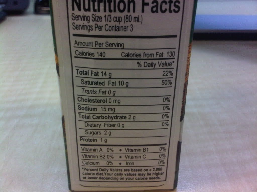 Hidden ingredients in coconut milk?