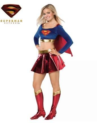 teen girl superman costume