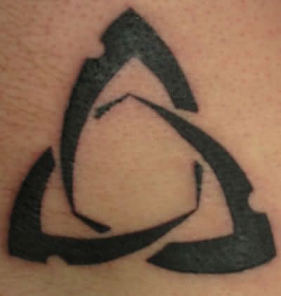 triquetra triskel tattoo healing close up. My triquetra tattoo by ~LJ5784 on 