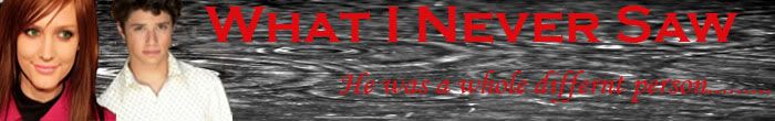 what i never saw banner