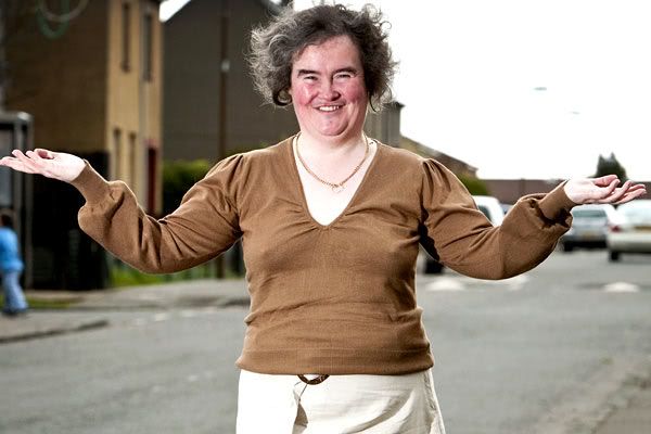 Susan Boyle está viviendo días felices