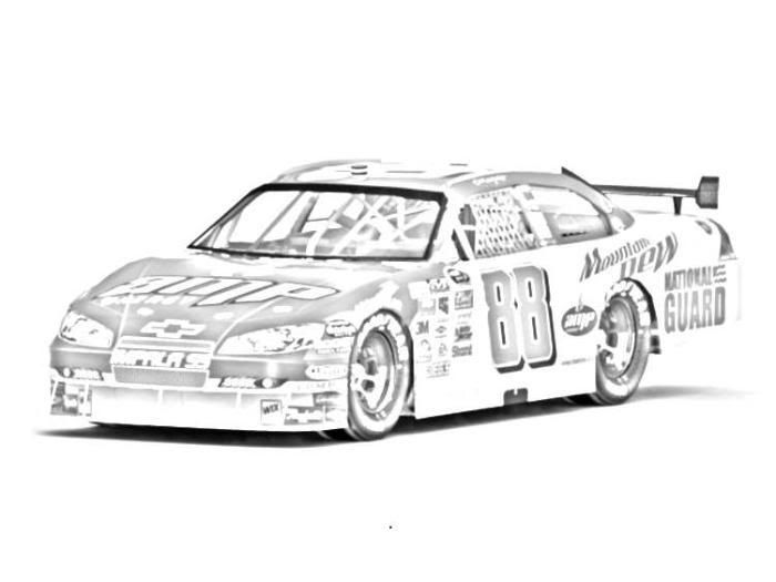 nascar number 88 coloring pages - photo #15
