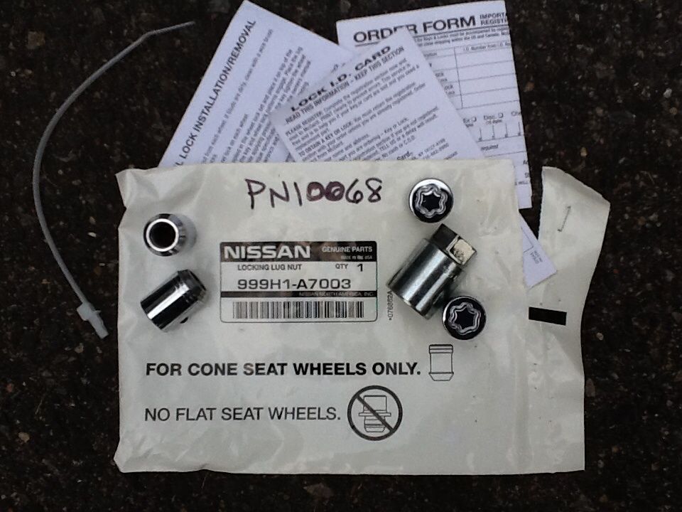 OEM wheel locks Nissan Frontier Forum