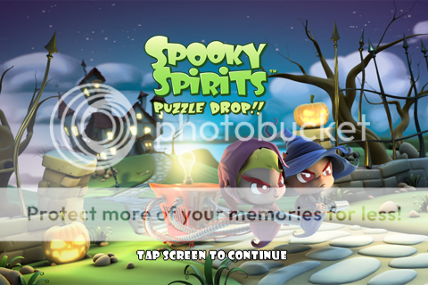 Spooky Spirits title screen