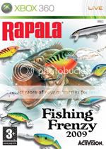 Rapala Fishing Frenzy 2009 - box art - Xbox 360