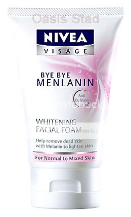 NIVEA VISAGE   BYE BYE MELANIN WHITENING FACIAL FOAM  