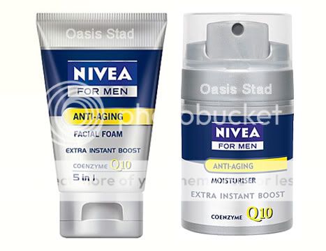 NIVEA MEN   Q10 ANTI AGING CREAM + FACIAL FOAM  