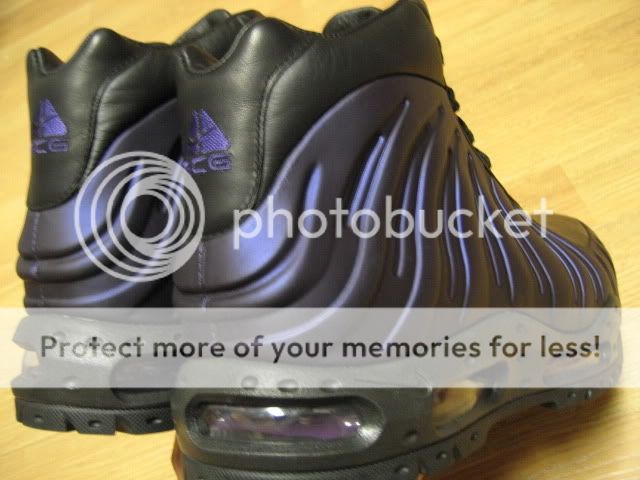 200 NIKE AIR FOAMPOSITE EGGPLANT PENNY ACG BOOTS 9.5 FOAMDOME MAX 